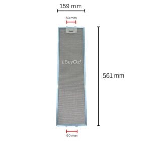 00SP002960S Technika Rangehood Filter 561 x 159mm Original